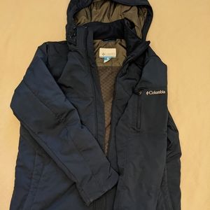 Columbia fleece lined ski jacket - men's L